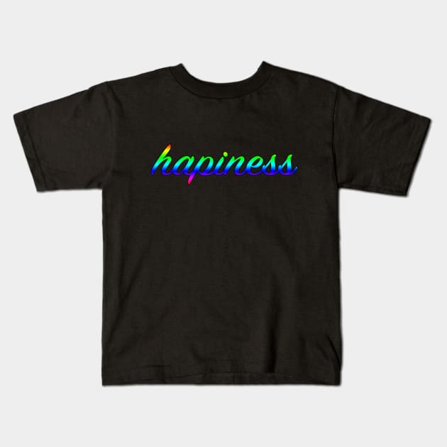 Happiness Kids T-Shirt by lenn